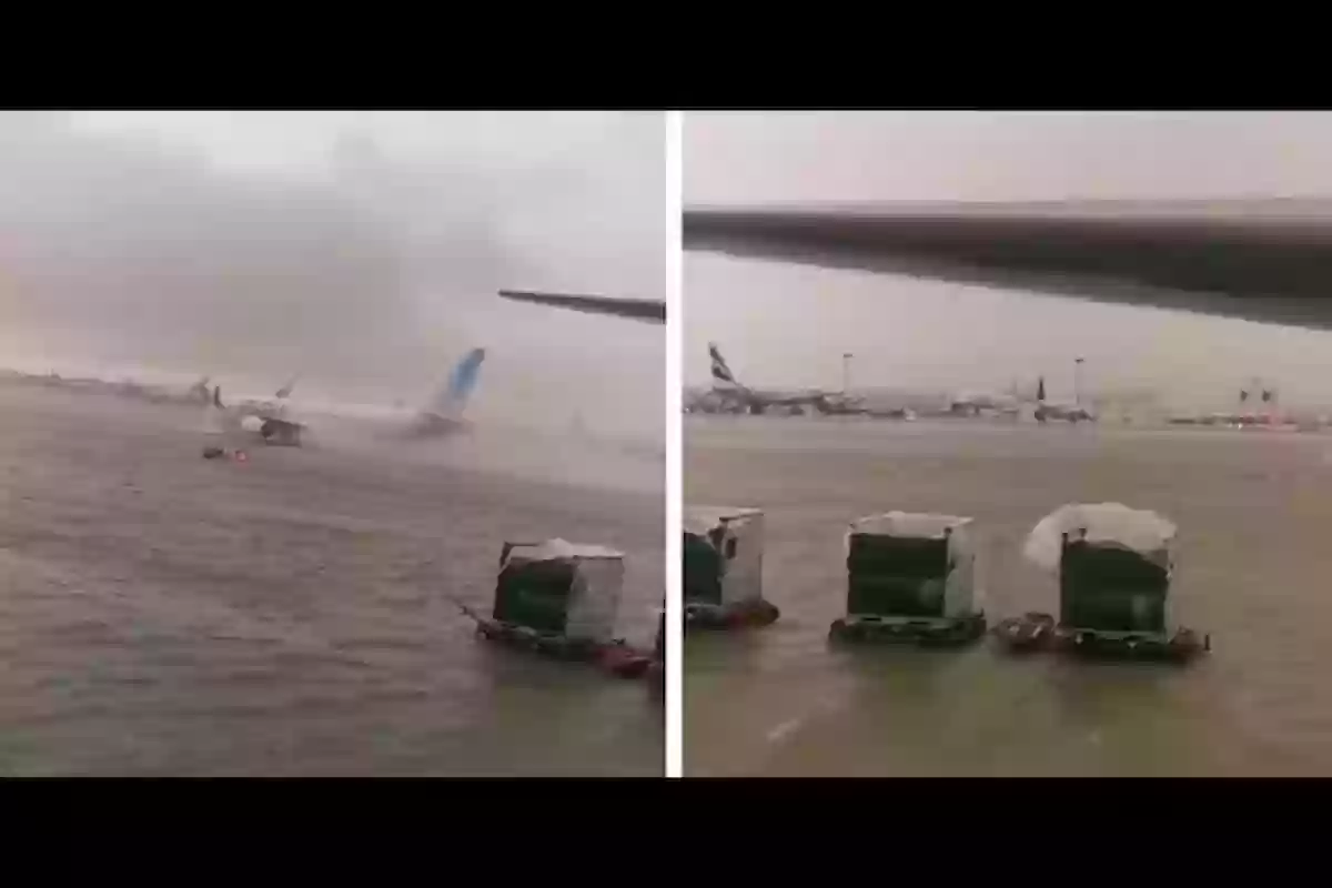 شاهد بالفيديو طائرات دبي تسبح في برك مياه